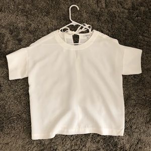 Madewell Boxy Blouse in White Size M